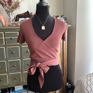 Little Moon Prunella ribbed top